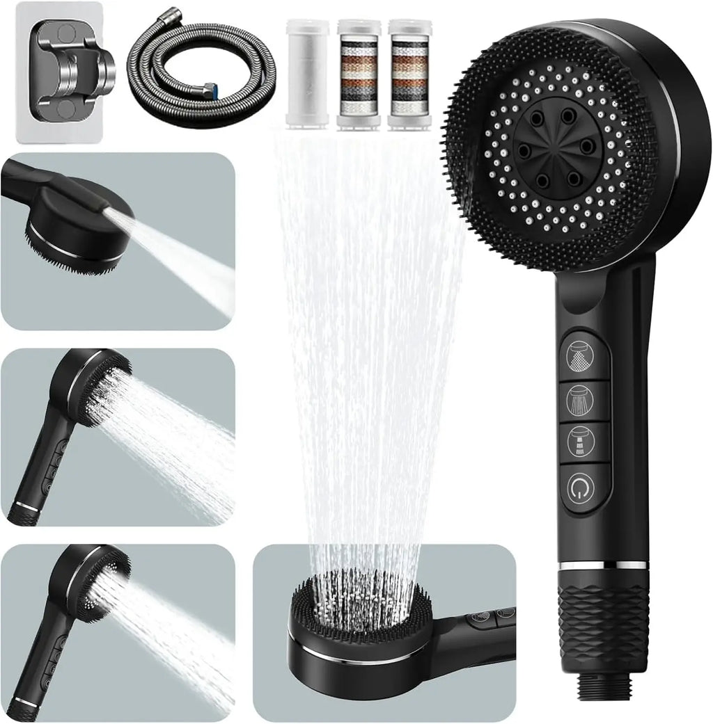 Kit de douche à jet réglable et accessoires — Pause douceur